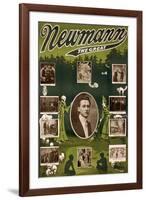 C.A. George Newmann, American Hypnotist-Science Source-Framed Giclee Print