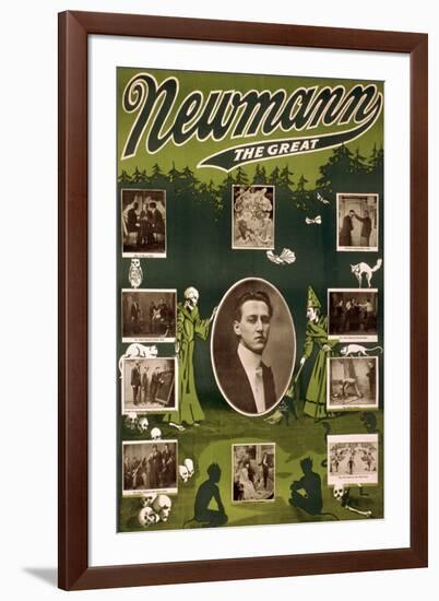 C.A. George Newmann, American Hypnotist-Science Source-Framed Giclee Print