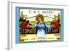 C and C Brand Tomato Catsup-null-Framed Art Print