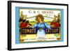 C and C Brand Tomato Catsup-null-Framed Art Print