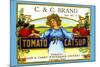 C and C Brand Tomato Catsup-null-Mounted Art Print