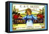 C and C Brand Tomato Catsup-null-Framed Stretched Canvas