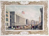 Exchange, New York City, Published 1850-C. Autenrieth-Framed Giclee Print