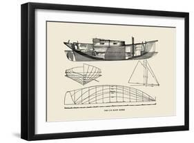 C.B. Sloop Midge-Charles P. Kunhardt-Framed Premium Giclee Print