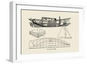 C.B. Sloop Midge-Charles P. Kunhardt-Framed Art Print