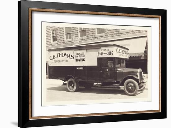 C.B. Thomas Moving Truck-null-Framed Art Print