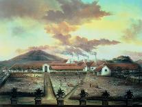 A Sugar Plantation in the South of Trinidad, circa 1850-C. Bauer-Framed Stretched Canvas