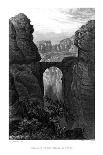 'Entrance to the Valley of Petra.', c1880-C Bertrand-Giclee Print
