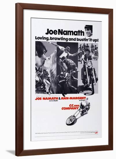 C.C. and Company, Joe Namath, Ann-Margret, Joe Namath, 1970-null-Framed Art Print