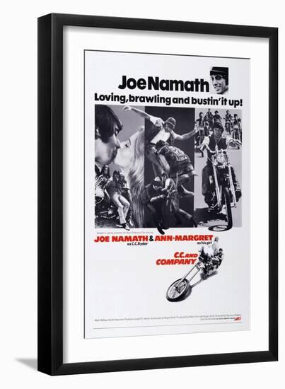 C.C. and Company, Joe Namath, Ann-Margret, Joe Namath, 1970-null-Framed Art Print