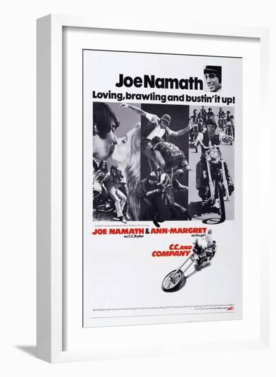 C.C. and Company, Joe Namath, Ann-Margret, Joe Namath, 1970-null-Framed Art Print