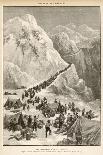 The Klondike Gold Rush, The Stream of Prospectors Making Their Way Across the Chilcot Pass-C. Clerice-Art Print
