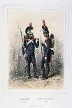 Sapper and Gunner, Napoleon's Imperial Guard-C Colin-Framed Giclee Print