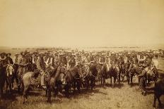 Cowboy Jim "Kid" Willoughby Champion Rider And Roper From Cheyenne, Wyoming-C.D. Kirkland-Art Print