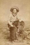 Handsome Cowboy With Lariat-C.D. Kirkland-Art Print