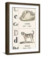 C D: Swan — Mastiff, 1850 (Engraving)-Louis Simon (1810-1870) Lassalle-Framed Giclee Print