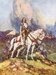 Joan of Arc, the Country Girl Who Led a King to Victory, 20th Century-C Dudley Tennant-Giclee Print