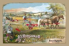 D.S. Morgan Harvesting Machinery-C.e. Hoffman-Framed Art Print