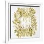 C'est La Vie in Gold-Cat Coquillette-Framed Art Print