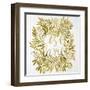 C'est La Vie in Gold-Cat Coquillette-Framed Art Print