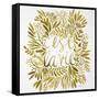 C'est La Vie in Gold-Cat Coquillette-Framed Stretched Canvas