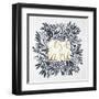 C'est La Vie in Grey and Gold-Cat Coquillette-Framed Art Print