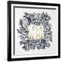 C'est La Vie in Grey and Gold-Cat Coquillette-Framed Art Print