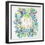 C'est La Vie in Watercolor-Cat Coquillette-Framed Art Print