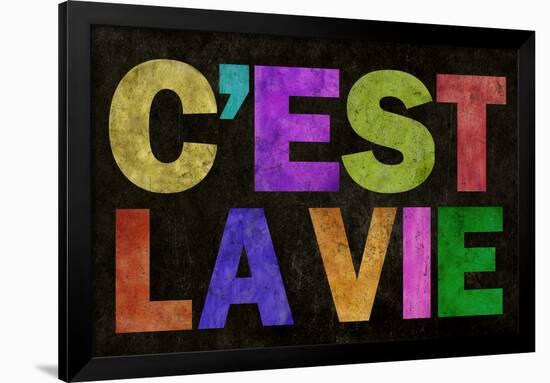 C'est La Vie-null-Framed Art Print