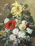 Still Life of Summer Flowers-C.f. Hurten-Framed Giclee Print