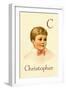 C for Christopher-Ida Waugh-Framed Art Print