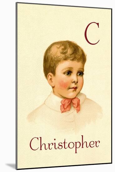 C for Christopher-Ida Waugh-Mounted Art Print