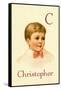 C for Christopher-Ida Waugh-Framed Stretched Canvas