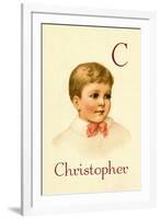 C for Christopher-Ida Waugh-Framed Art Print