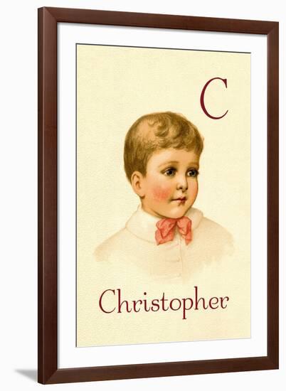 C for Christopher-Ida Waugh-Framed Art Print