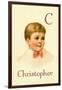 C for Christopher-Ida Waugh-Framed Art Print