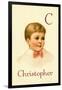 C for Christopher-Ida Waugh-Framed Art Print