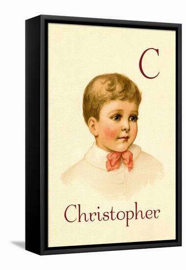 C for Christopher-Ida Waugh-Framed Stretched Canvas