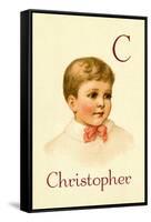 C for Christopher-Ida Waugh-Framed Stretched Canvas