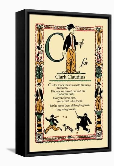 C for Clark Claudius-Tony Sarge-Framed Stretched Canvas
