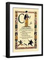 C for Clark Claudius-Tony Sarge-Framed Art Print