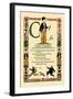 C for Clark Claudius-Tony Sarge-Framed Art Print