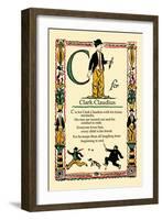 C for Clark Claudius-Tony Sarge-Framed Art Print