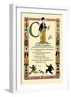 C for Clark Claudius-Tony Sarge-Framed Art Print