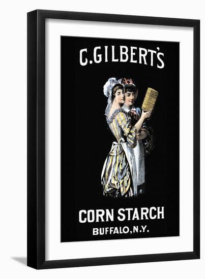 C. Gilbert's Corn Starch-null-Framed Art Print