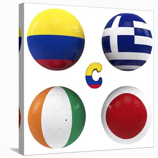C Group of the World Cup-croreja-Stretched Canvas