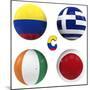 C Group of the World Cup-croreja-Mounted Premium Giclee Print