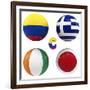 C Group of the World Cup-croreja-Framed Premium Giclee Print