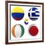 C Group of the World Cup-croreja-Framed Premium Giclee Print