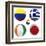 C Group of the World Cup-croreja-Framed Art Print